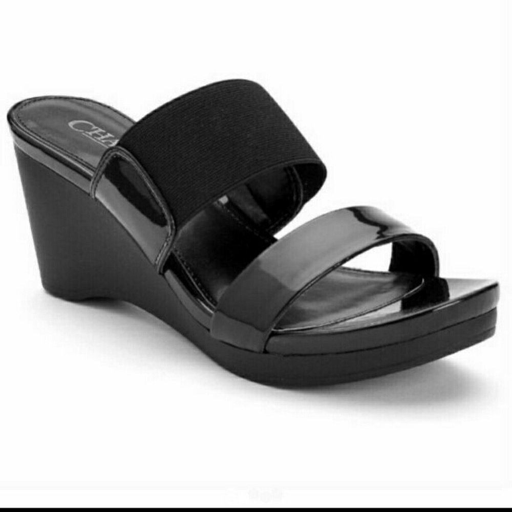 Nwt chaps wedges heels 7.5